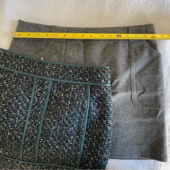 J. Crew Bundle 2 Wool Mini Skirts Size 6 - Picture 10 of 10